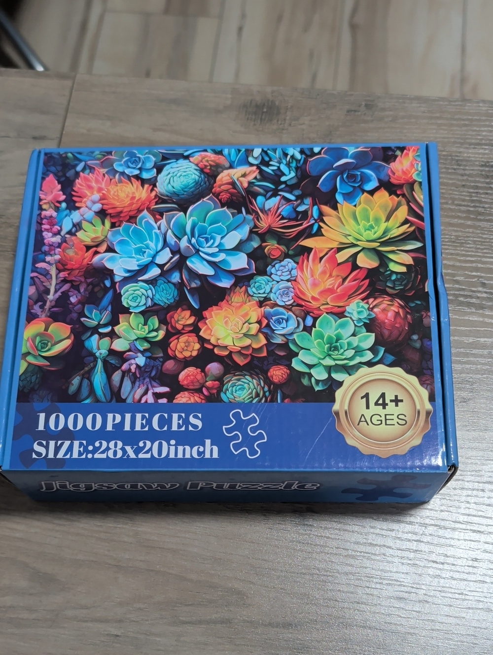Colorful Succulent 1000-Piece Jigsaw Puzzle